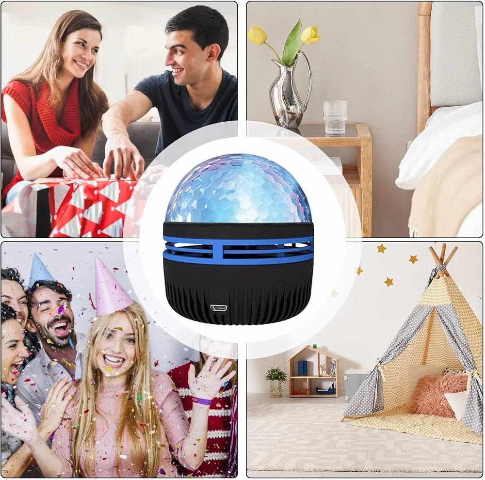 Northern Lights Aurora Galaxy Projector – Ocean Wave & Star LED Night Light with Remote Control
