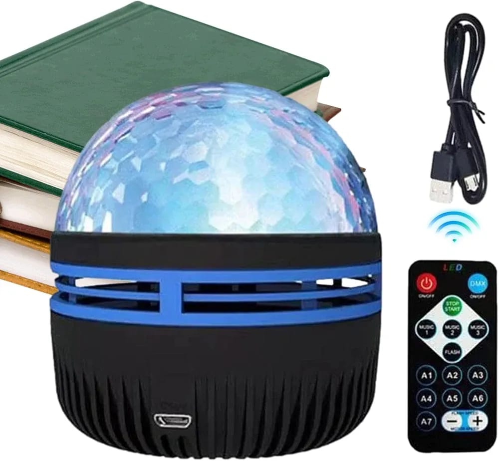 Northern Lights Aurora Galaxy Projector – Ocean Wave & Star LED Night Light with Remote Control