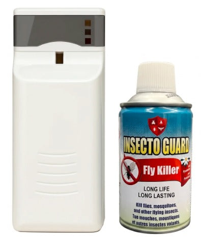 Fresco Automatic Air Freshener Dispenser + Refill – Smart Fragrance Spray Machine | 2 X D size Cell FREEAutomatic Air Dispenser With 300ml Refill