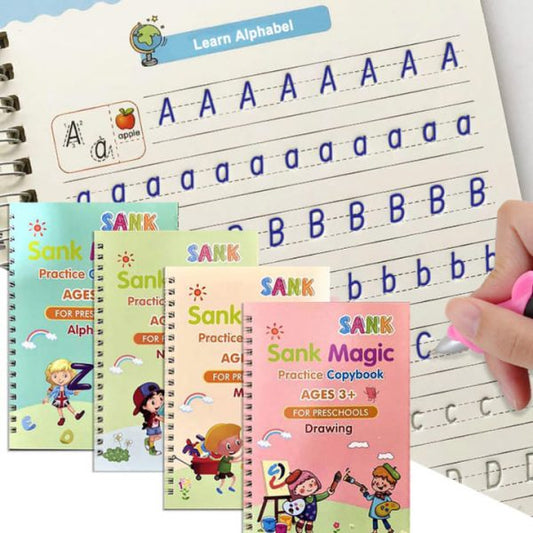 Sank Magic Book 4 Set with Pencil and Refil